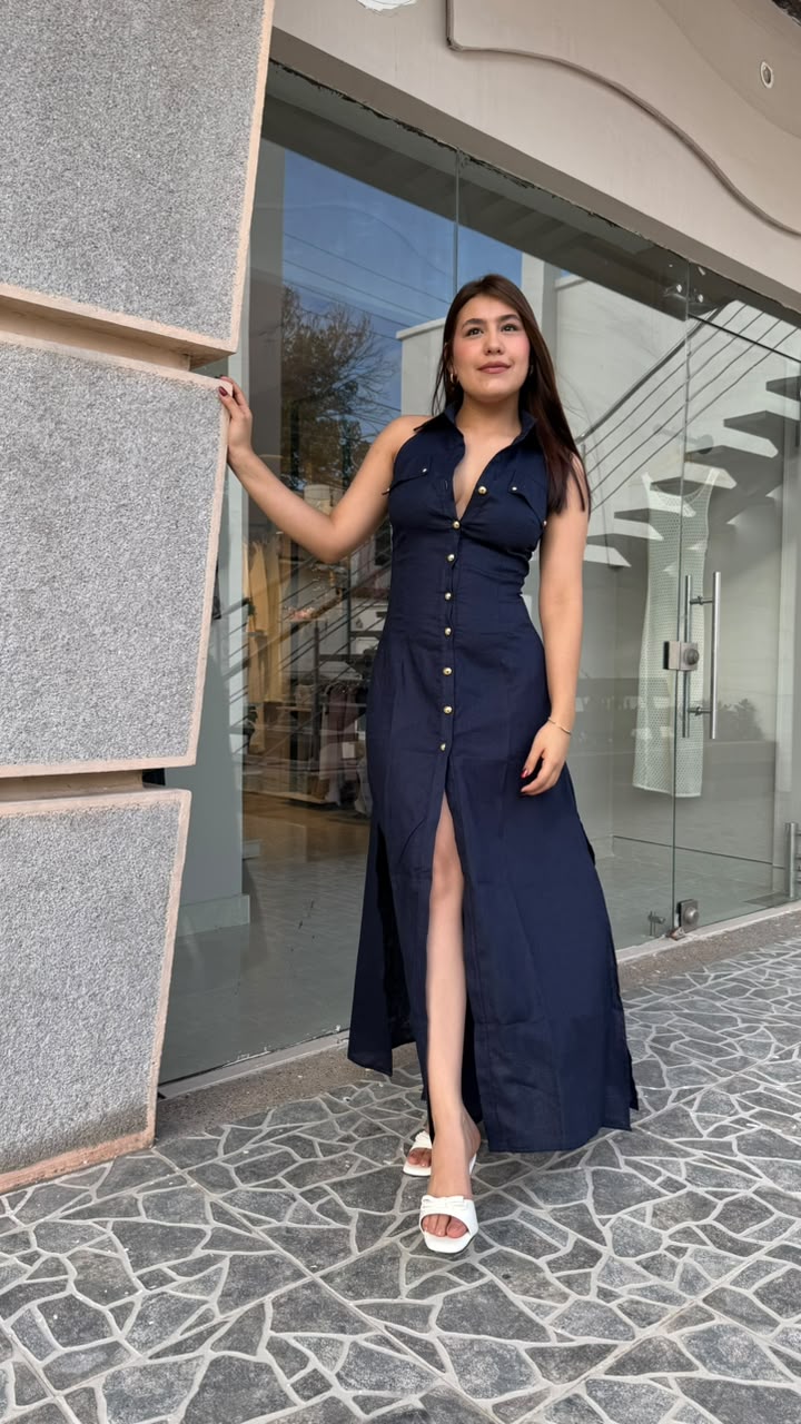 Vestido Miranda Azul