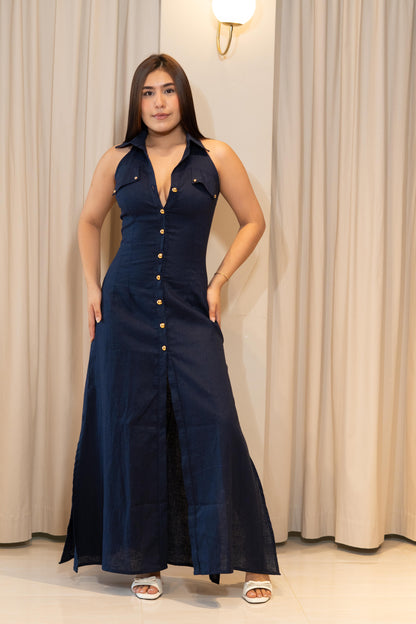 VESTIDO MIRANDA AZUL NAVI