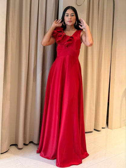 VESTIDO NOHELIA ROJO
