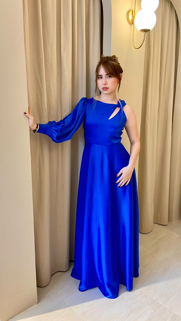 Vestido Marisol Azul Rey
