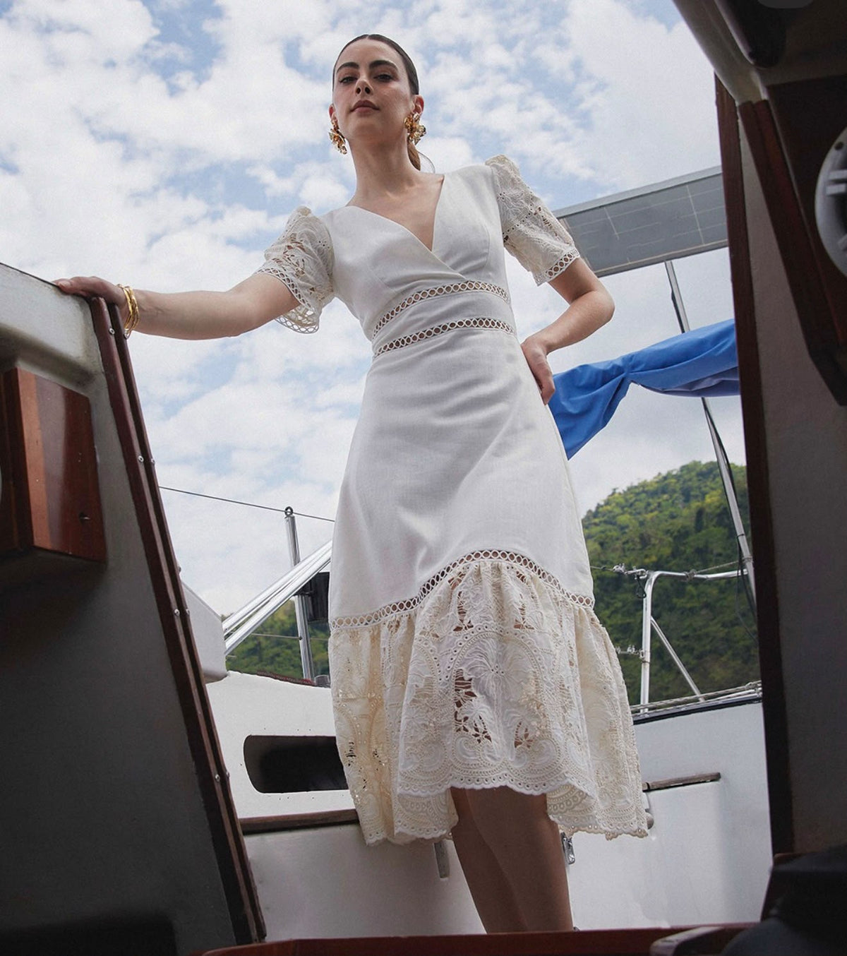 Vestido Loreta Ivory