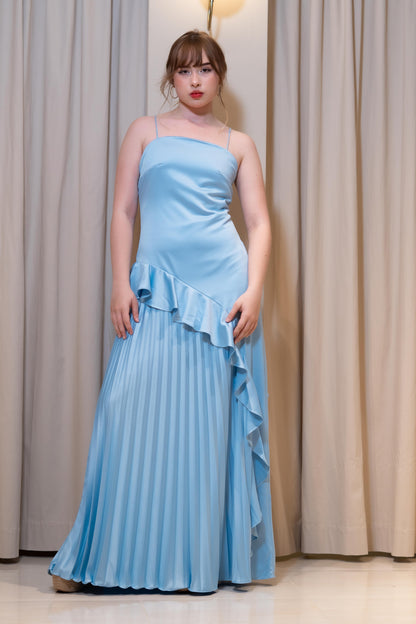 VESTIDO CAMELIA AZUL CELESTE