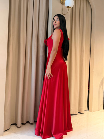 VESTIDO NOHELIA ROJO
