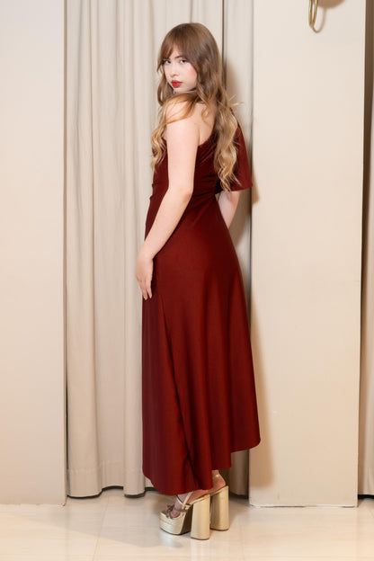 VESTIDO GEMMA TERRACOTA
