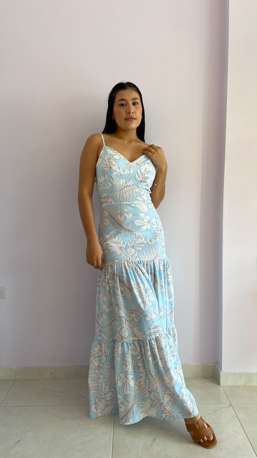 Vestido Azul Cielo