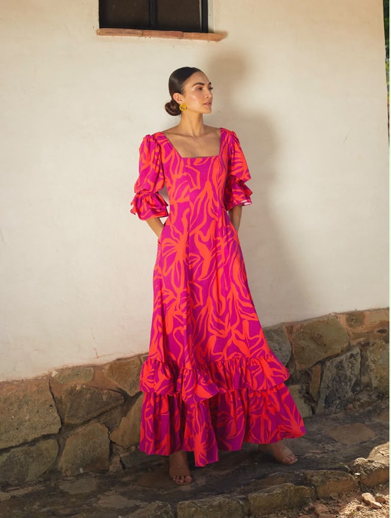 Vestido Fucsia