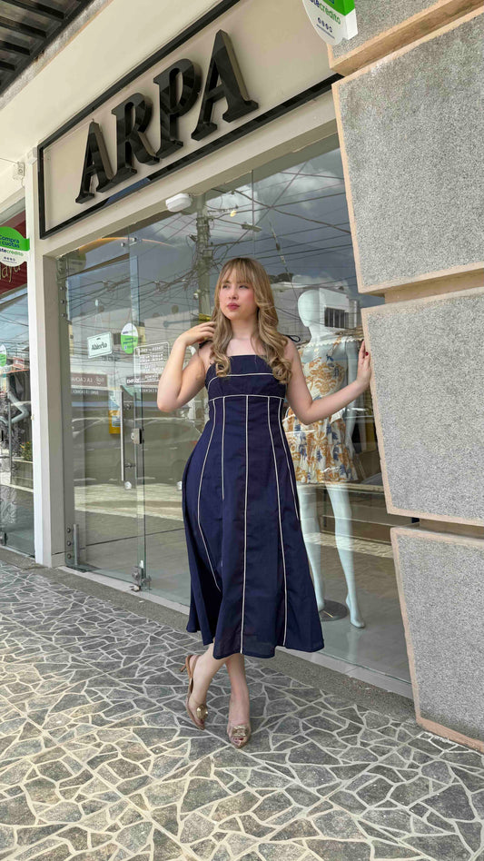Vestido Julieth Azul Navi