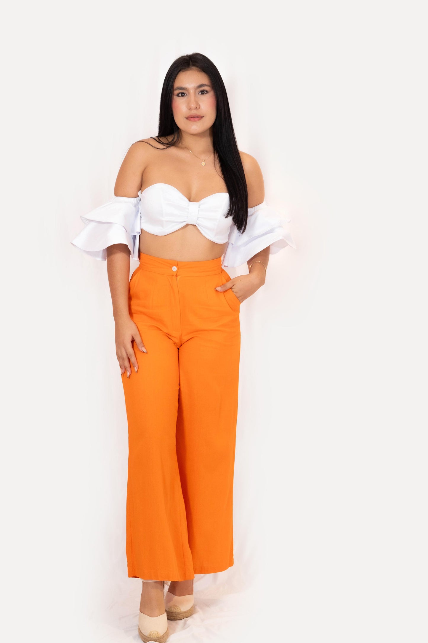PANTALON BERLIN NARANJA