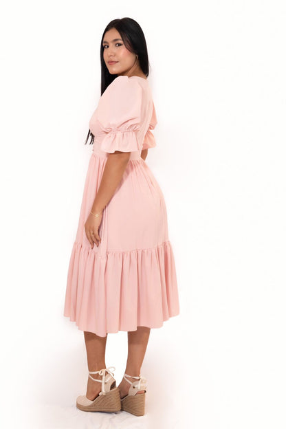 VESTIDO KATE PALO DE ROSA