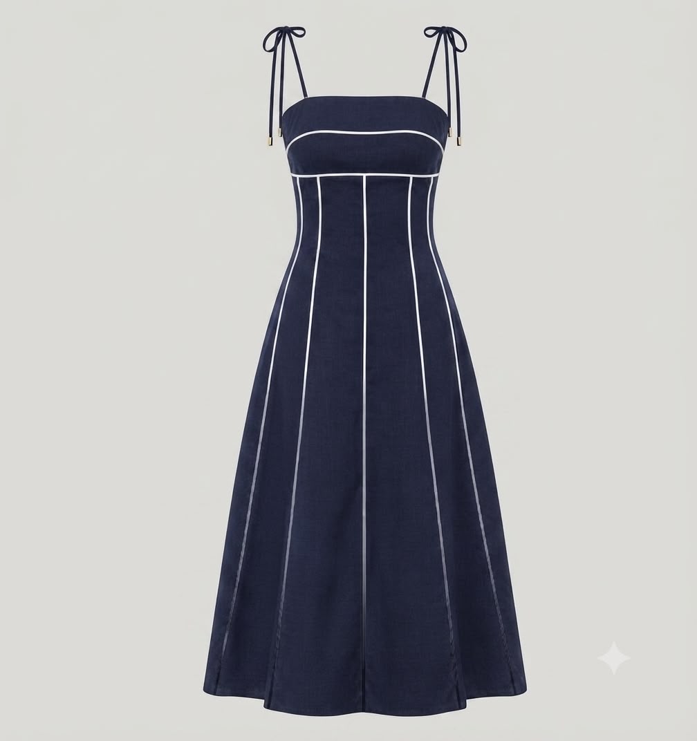 Vestido Julieth Azul Navi